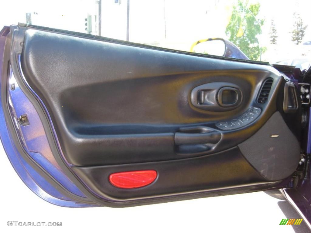 1998 Chevrolet Corvette Indianapolis 500 Pace Car Convertible Yellow/Black Door Panel Photo #48835521