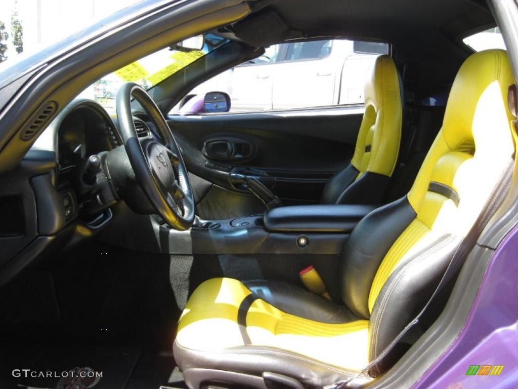 1998 Corvette Indianapolis 500 Pace Car Convertible - Radar Blue Metallic / Yellow/Black photo #9