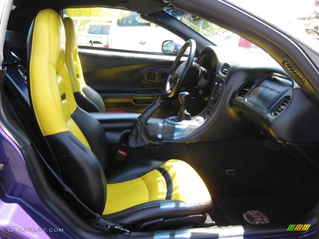 1998 Corvette Indianapolis 500 Pace Car Convertible - Radar Blue Metallic / Yellow/Black photo #18