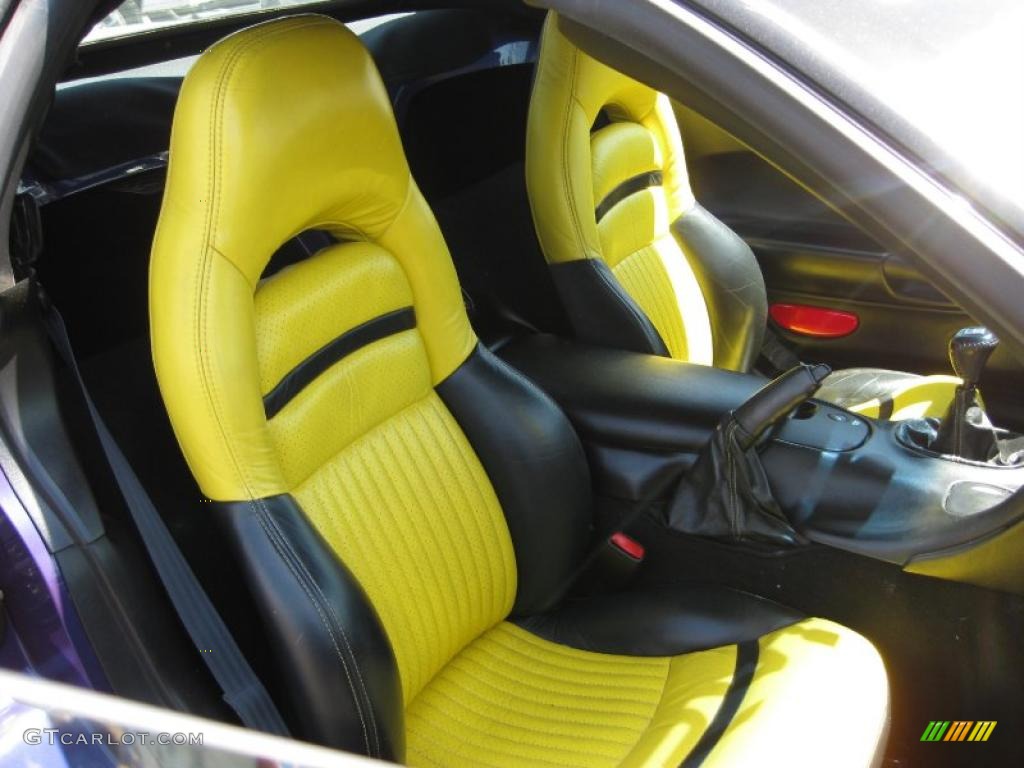 1998 Corvette Indianapolis 500 Pace Car Convertible - Radar Blue Metallic / Yellow/Black photo #19