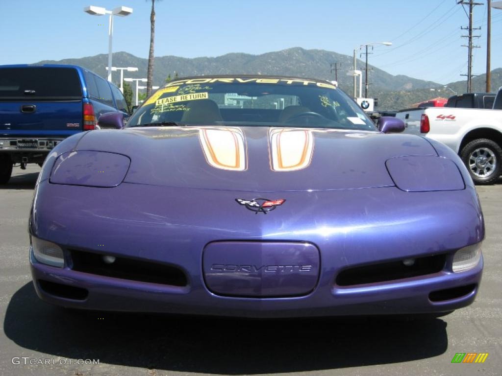 Radar Blue Metallic 1998 Chevrolet Corvette Indianapolis 500 Pace Car Convertible Exterior Photo #48835755