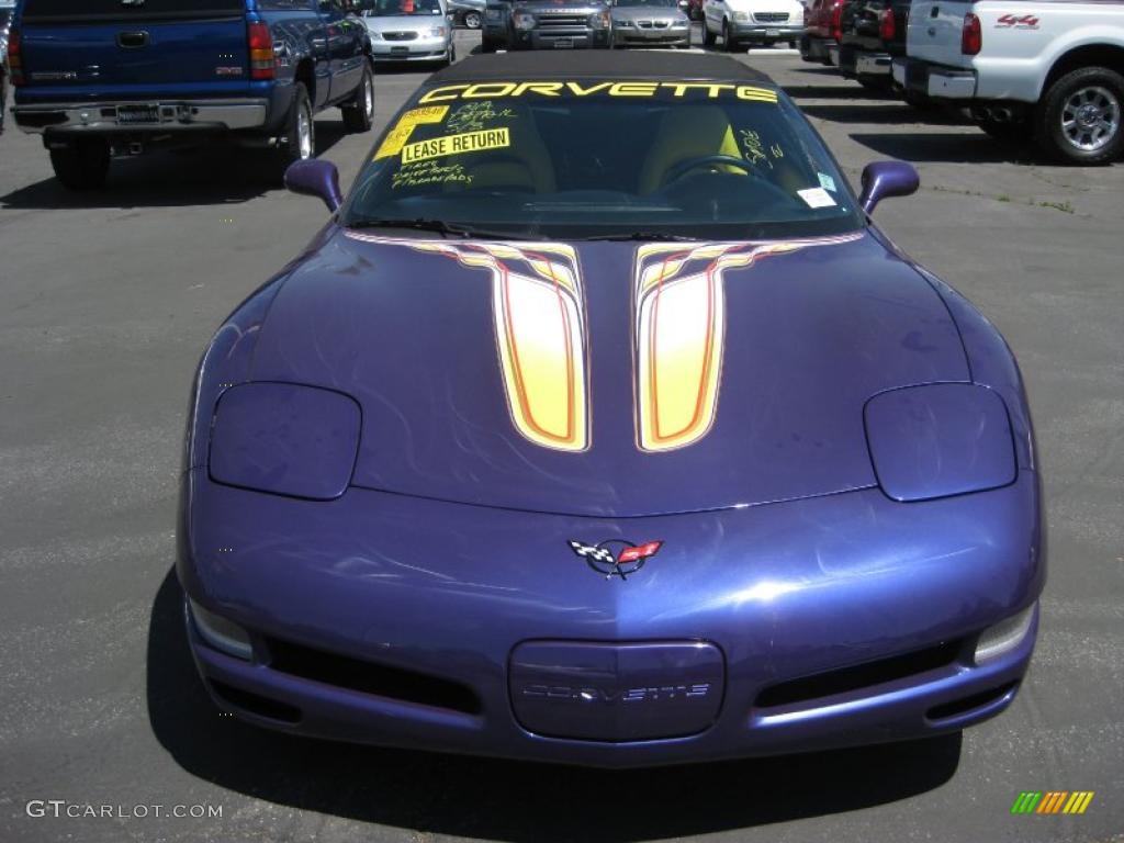 Radar Blue Metallic 1998 Chevrolet Corvette Indianapolis 500 Pace Car Convertible Exterior Photo #48835770