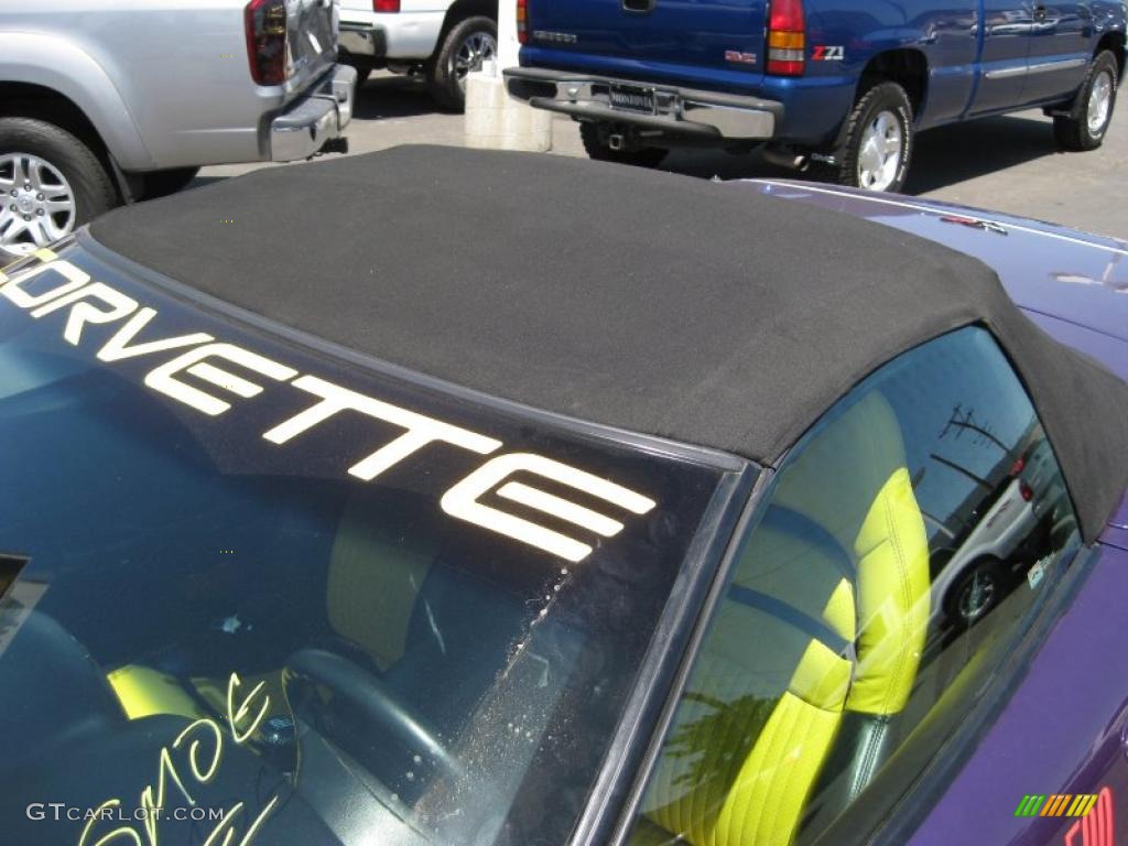 1998 Corvette Indianapolis 500 Pace Car Convertible - Radar Blue Metallic / Yellow/Black photo #28