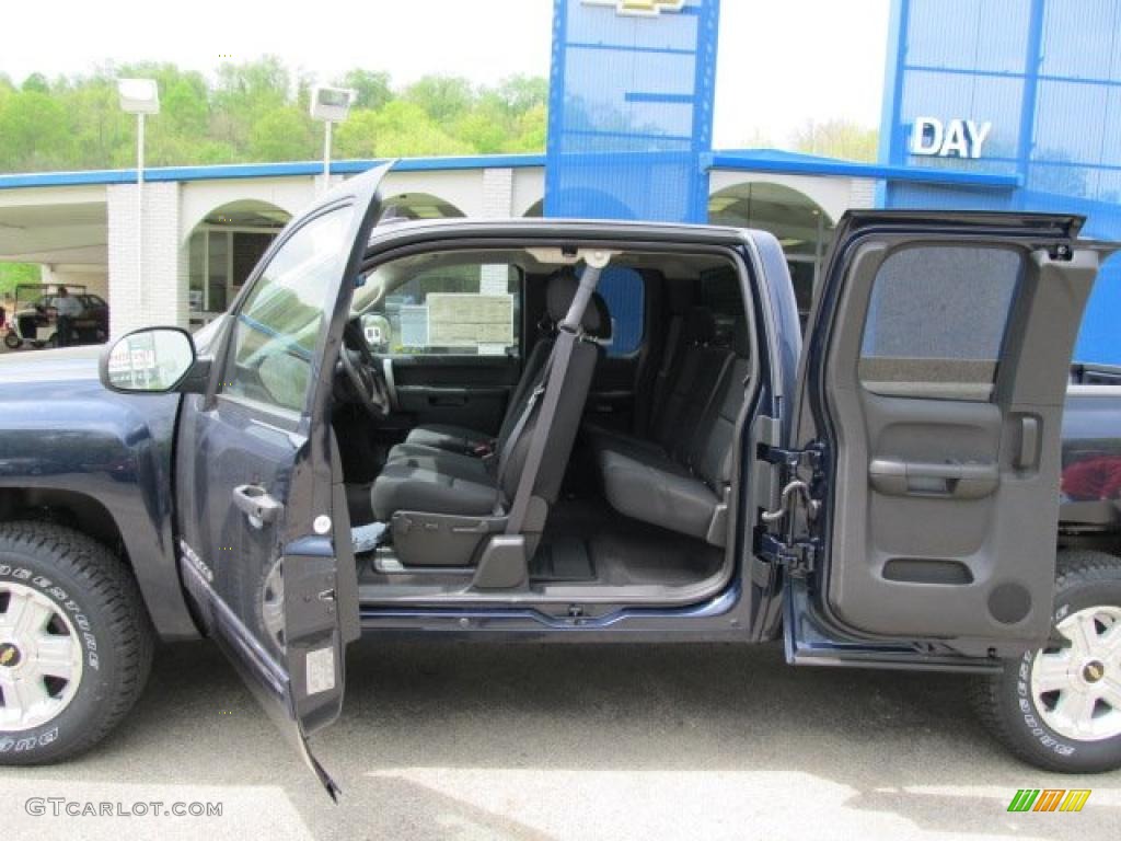 2011 Silverado 1500 LT Extended Cab 4x4 - Imperial Blue Metallic / Ebony photo #9
