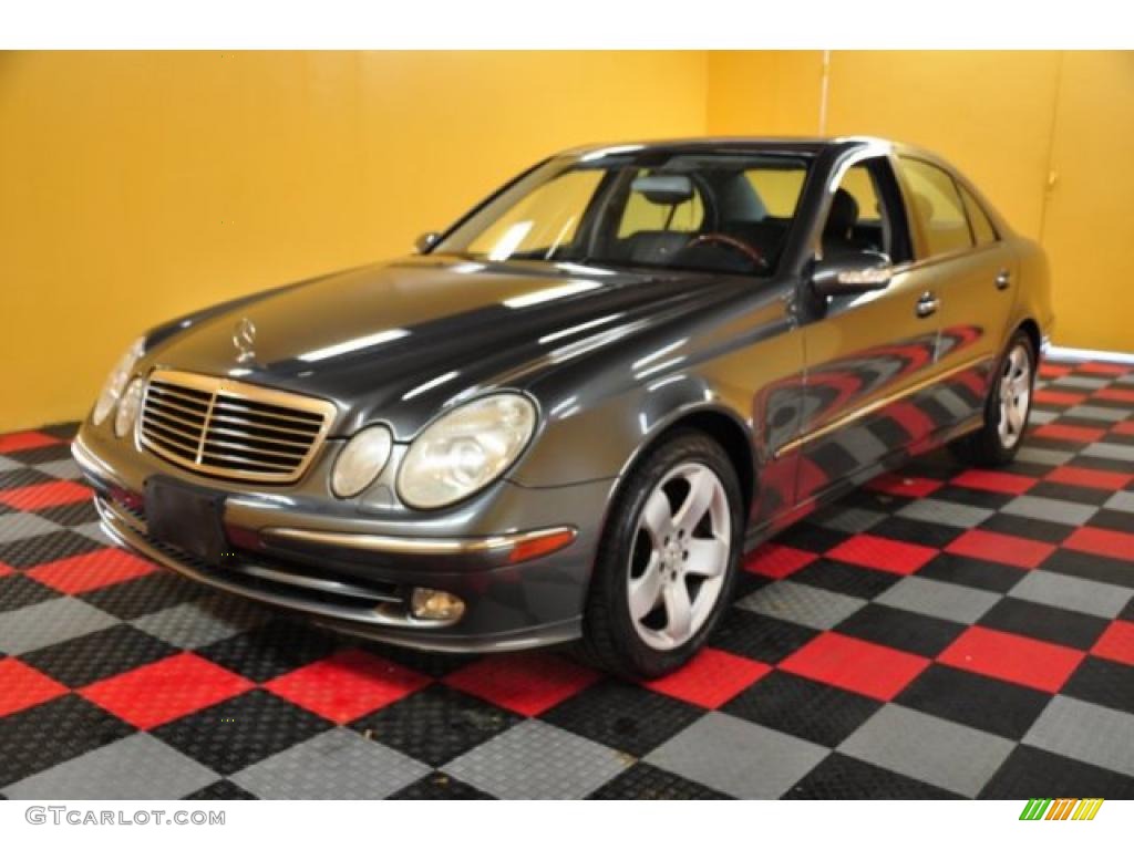 designo Graphite Metallic 2004 Mercedes-Benz E 500 4Matic Sedan Exterior Photo #48836169