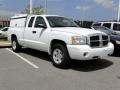 Bright White - Dakota SLT Club Cab Photo No. 3