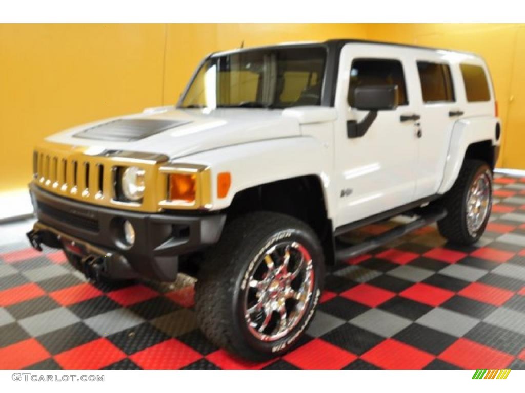 Birch White 2007 Hummer H3 X Exterior Photo #48836565