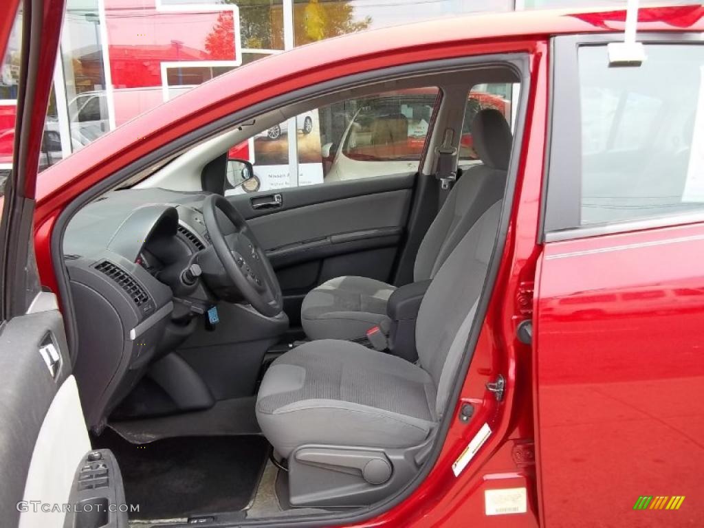 Charcoal Interior 2010 Nissan Sentra 2.0 SR Photo #48837159