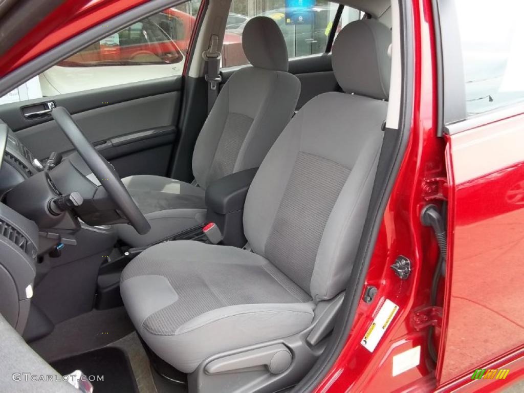 Charcoal Interior 2010 Nissan Sentra 2.0 SR Photo #48837183