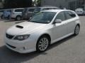 Satin White Pearl 2008 Subaru Impreza WRX Wagon Exterior