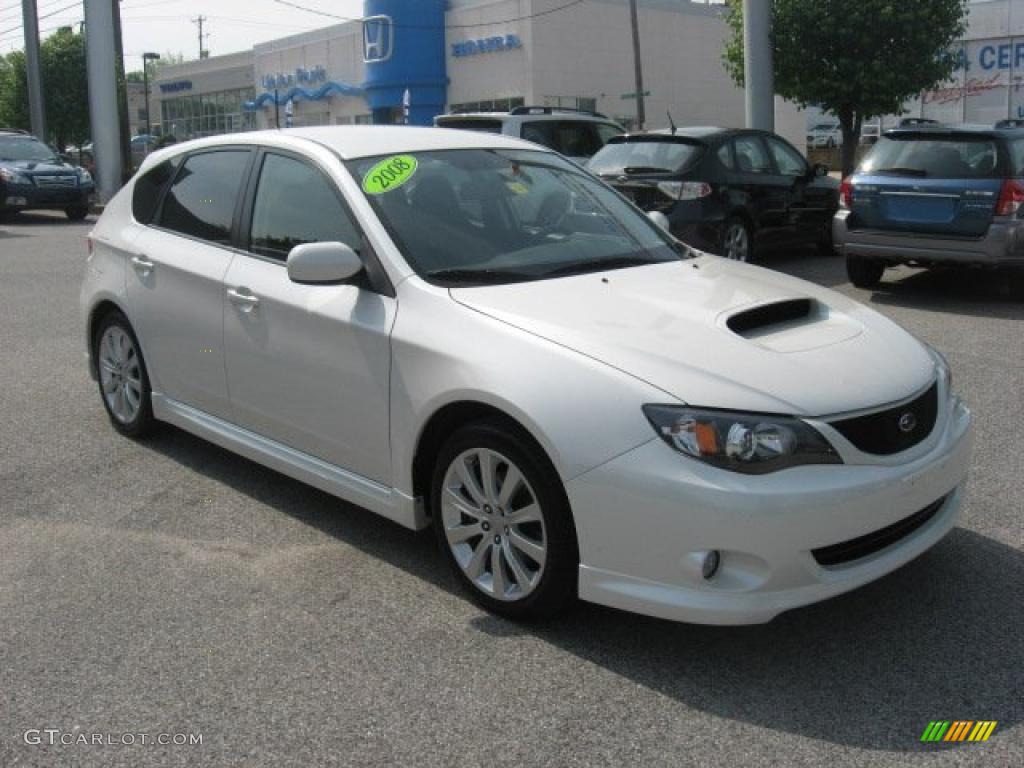 Satin White Pearl 2008 Subaru Impreza WRX Wagon Exterior Photo #48837219