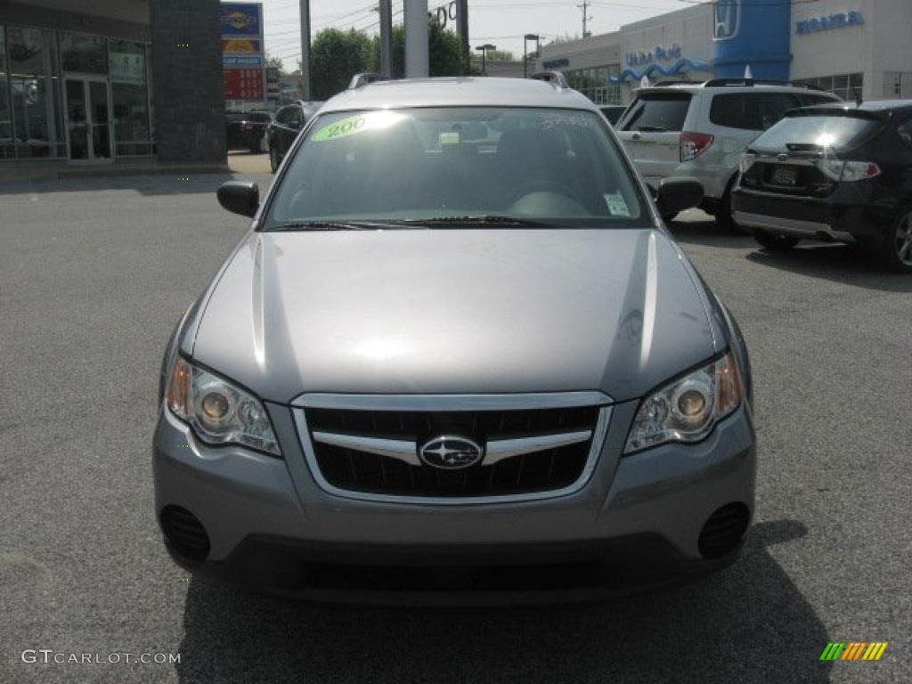 2009 Outback 2.5i Wagon - Quartz Silver Metallic / Off Black photo #3