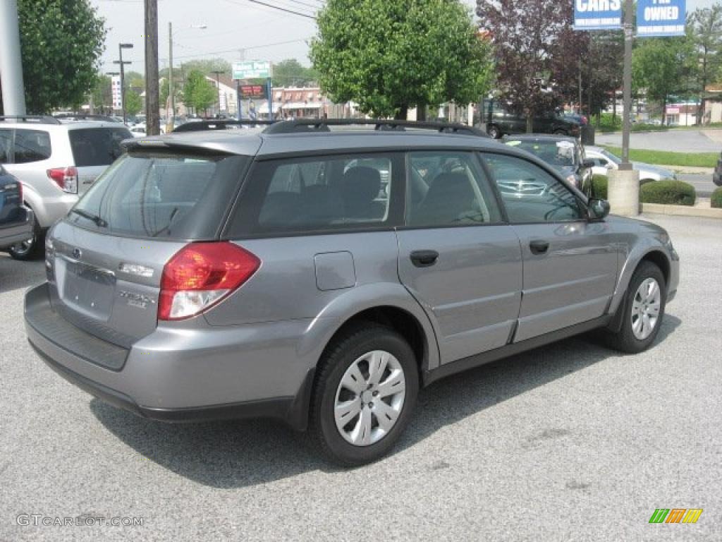 2009 Outback 2.5i Wagon - Quartz Silver Metallic / Off Black photo #6