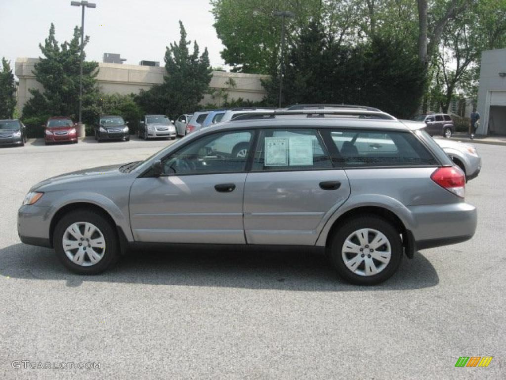 2009 Outback 2.5i Wagon - Quartz Silver Metallic / Off Black photo #10