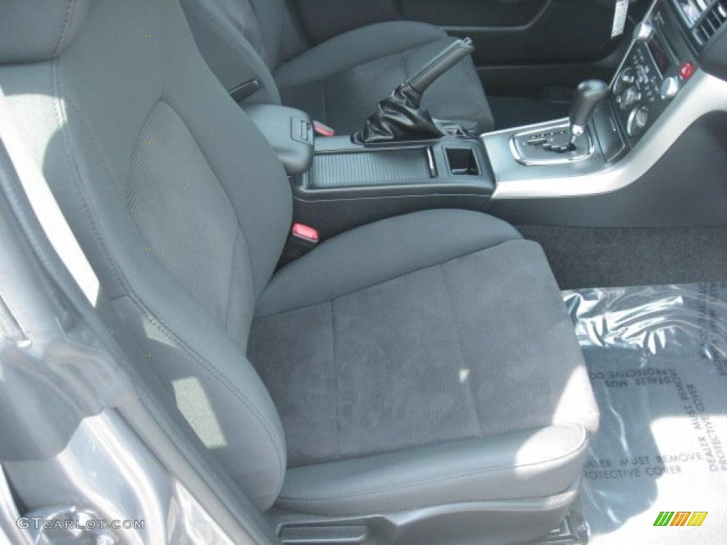 2009 Outback 2.5i Wagon - Quartz Silver Metallic / Off Black photo #16