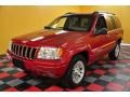2002 Inferno Red Tinted Pearlcoat Jeep Grand Cherokee Limited 4x4  photo #2