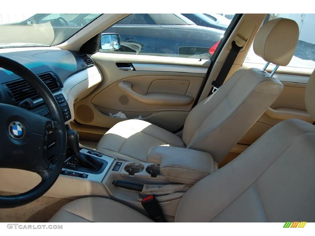 2004 3 Series 325i Sedan - Alpine White / Sand photo #5