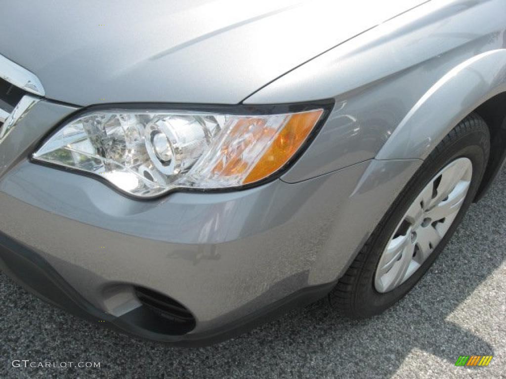 2009 Outback 2.5i Wagon - Quartz Silver Metallic / Off Black photo #41