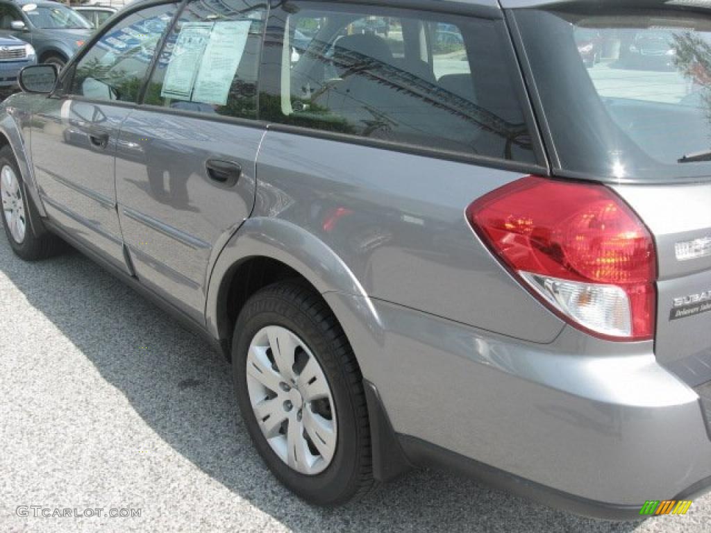 2009 Outback 2.5i Wagon - Quartz Silver Metallic / Off Black photo #45