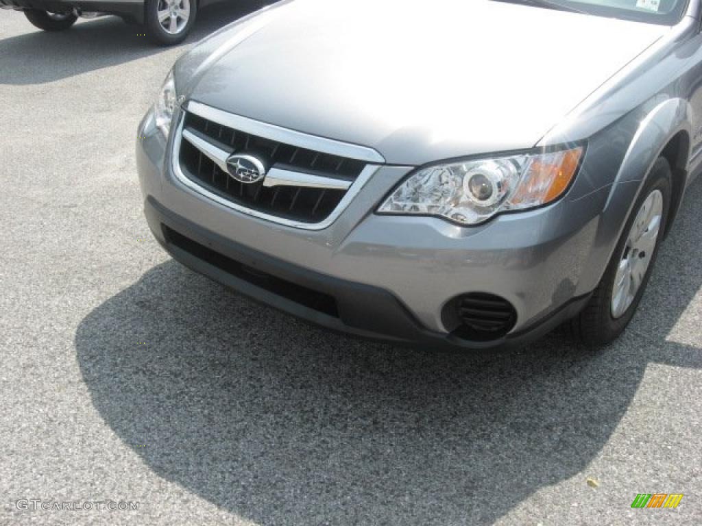 2009 Outback 2.5i Wagon - Quartz Silver Metallic / Off Black photo #48