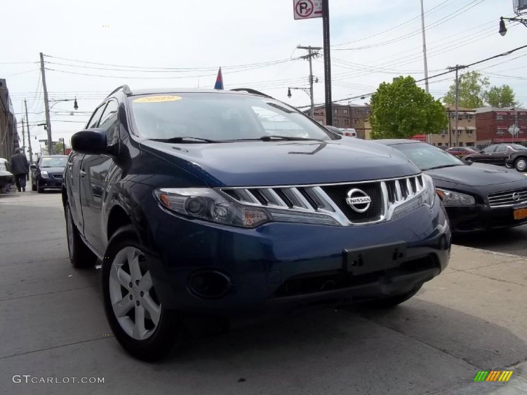 2009 Murano S AWD - Deep Sapphire Metallic / Black photo #1