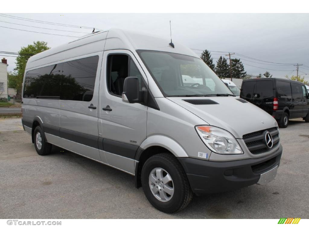 Arctic White 2011 Mercedes-Benz Sprinter 2500 High Roof Passenger Van Exterior Photo #48839979
