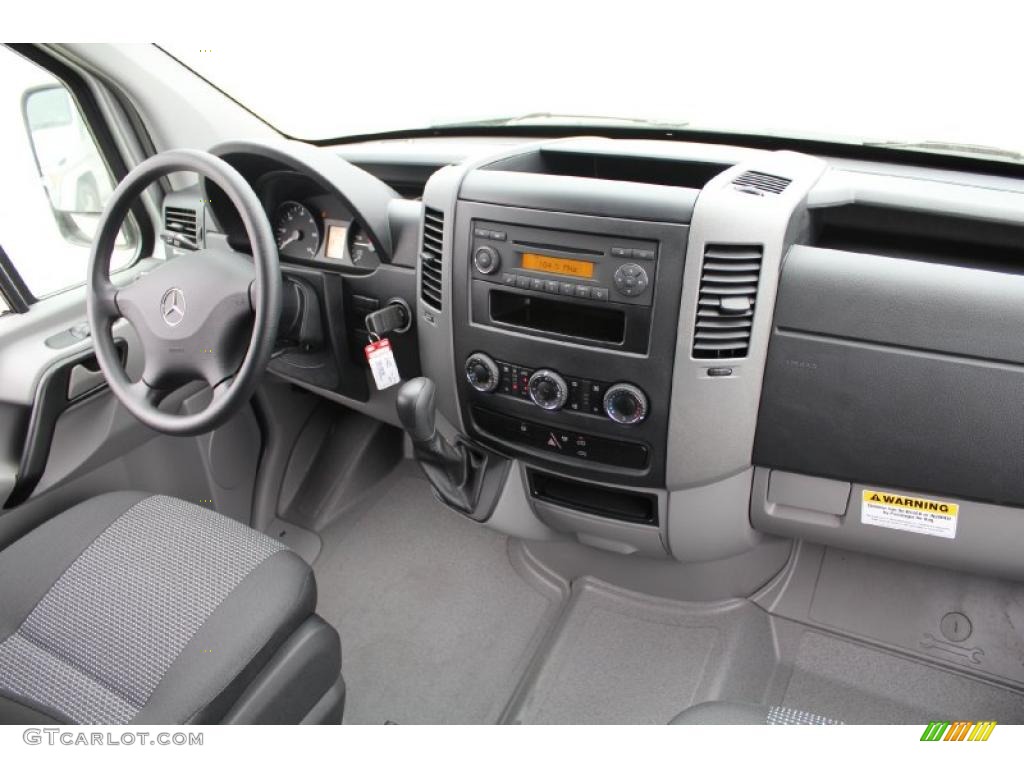 2011 Mercedes-Benz Sprinter 2500 High Roof Passenger Van Black Dashboard Photo #48840036