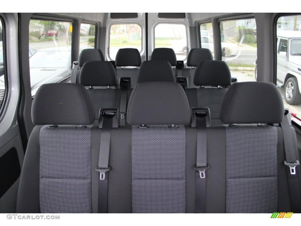Black Interior 2011 Mercedes-Benz Sprinter 2500 High Roof Passenger Van Photo #48840066
