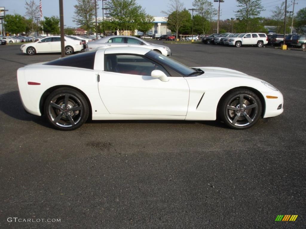 Arctic White 2009 Chevrolet Corvette Coupe Exterior Photo #48840951