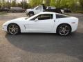 Arctic White 2009 Chevrolet Corvette Coupe Exterior