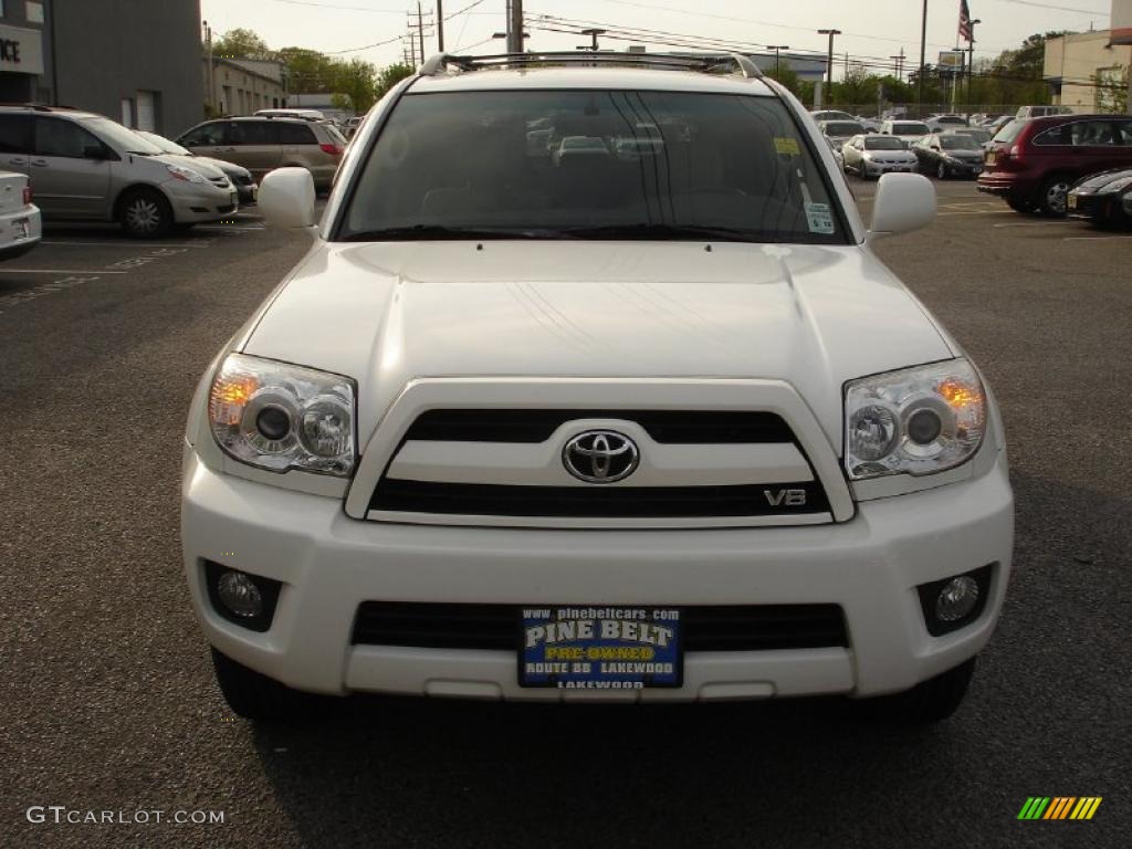 2008 4Runner Limited 4x4 - Natural White / Taupe photo #2