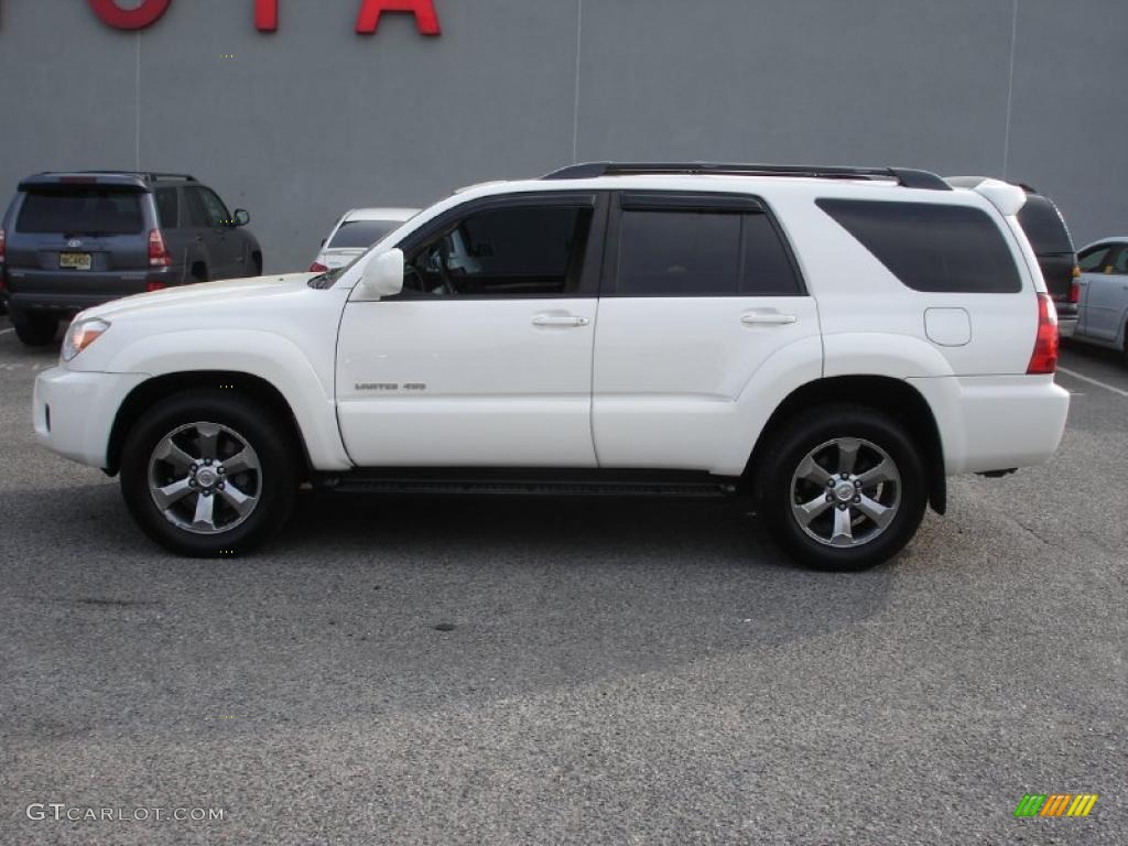 2008 4Runner Limited 4x4 - Natural White / Taupe photo #9