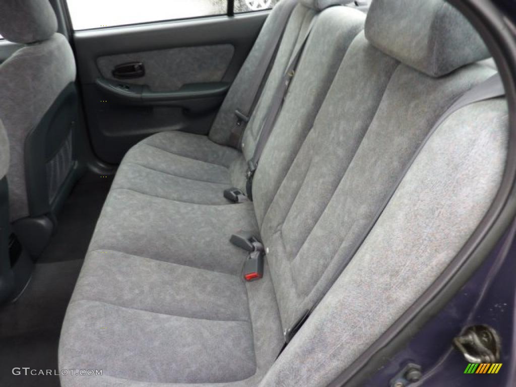 2002 Elantra GLS Sedan - Midnight Gray / Gray photo #9