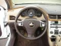 Cocoa/Cashmere 2011 Chevrolet Malibu LT Steering Wheel