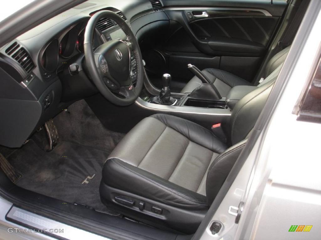 Ebony Interior 2008 Acura TL 3.5 Type-S Photo #48843231