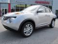 2011 Chrome Silver Nissan Juke SV  photo #1