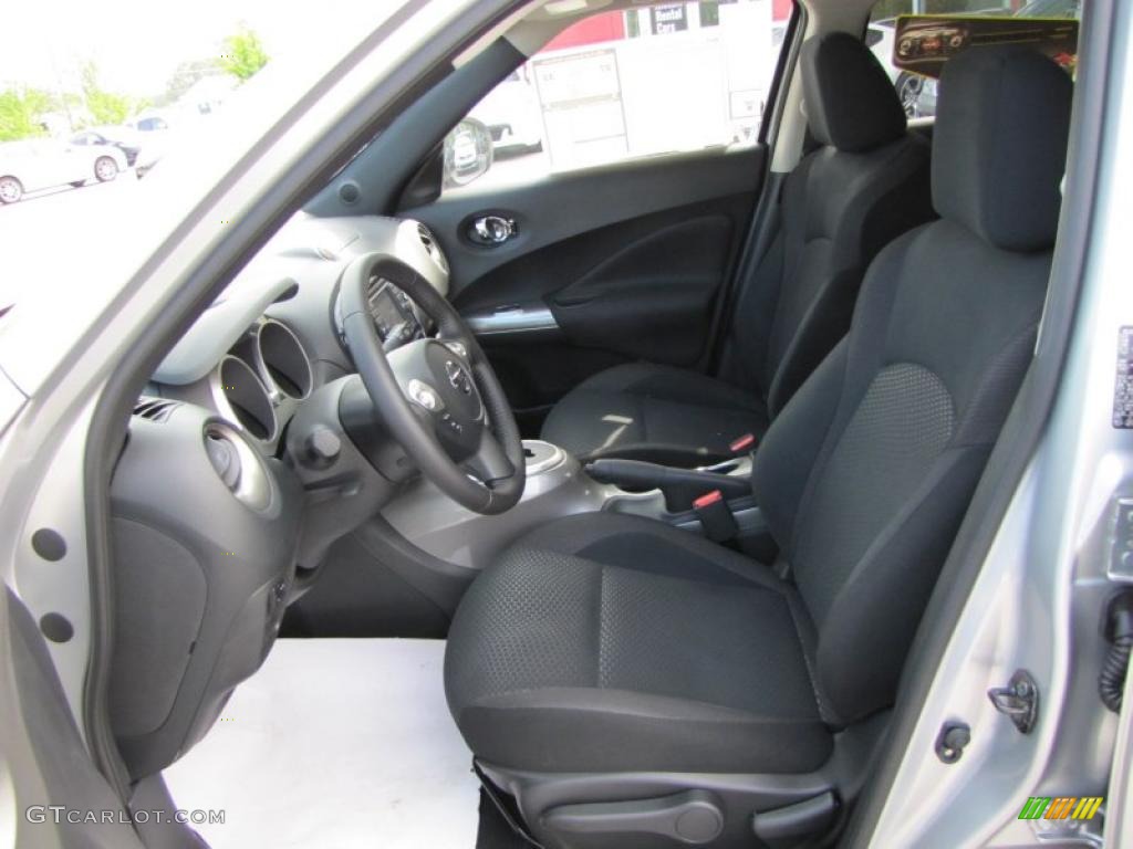 Black/Silver Trim Interior 2011 Nissan Juke SV Photo #48843516