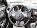 2011 Nissan Juke Black/Silver Trim Interior Steering Wheel Photo