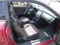 Black/Red 2006 Hyundai Tiburon GT Interior Color