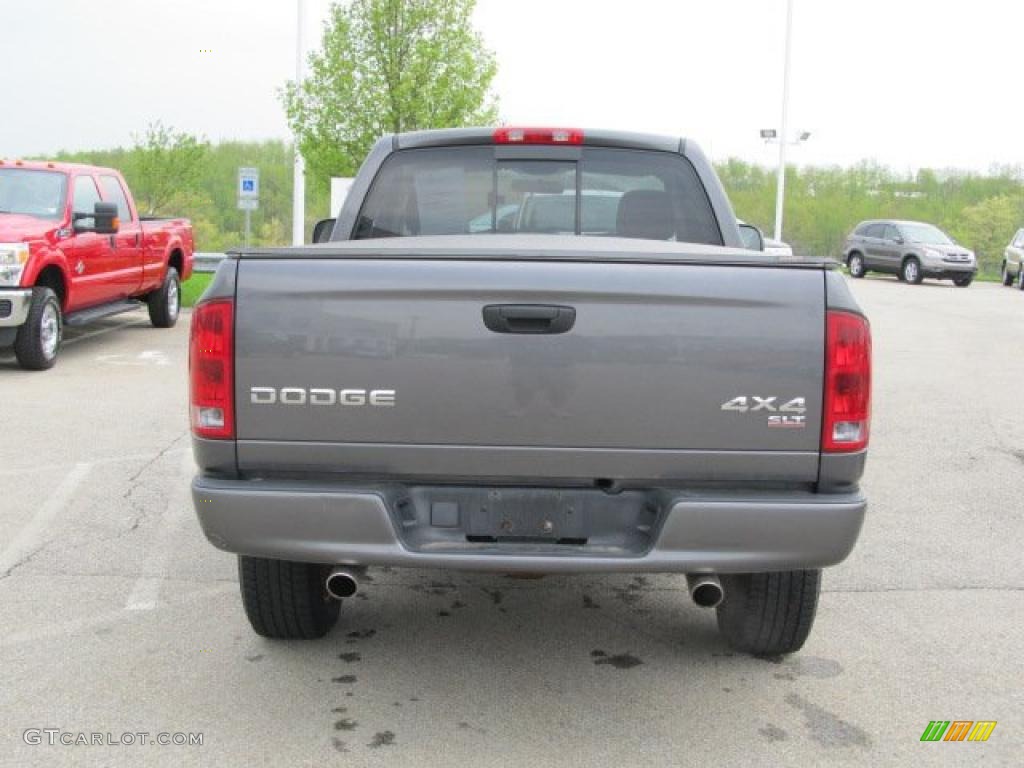 2004 Ram 1500 SLT Regular Cab 4x4 - Graphite Metallic / Dark Slate Gray photo #7