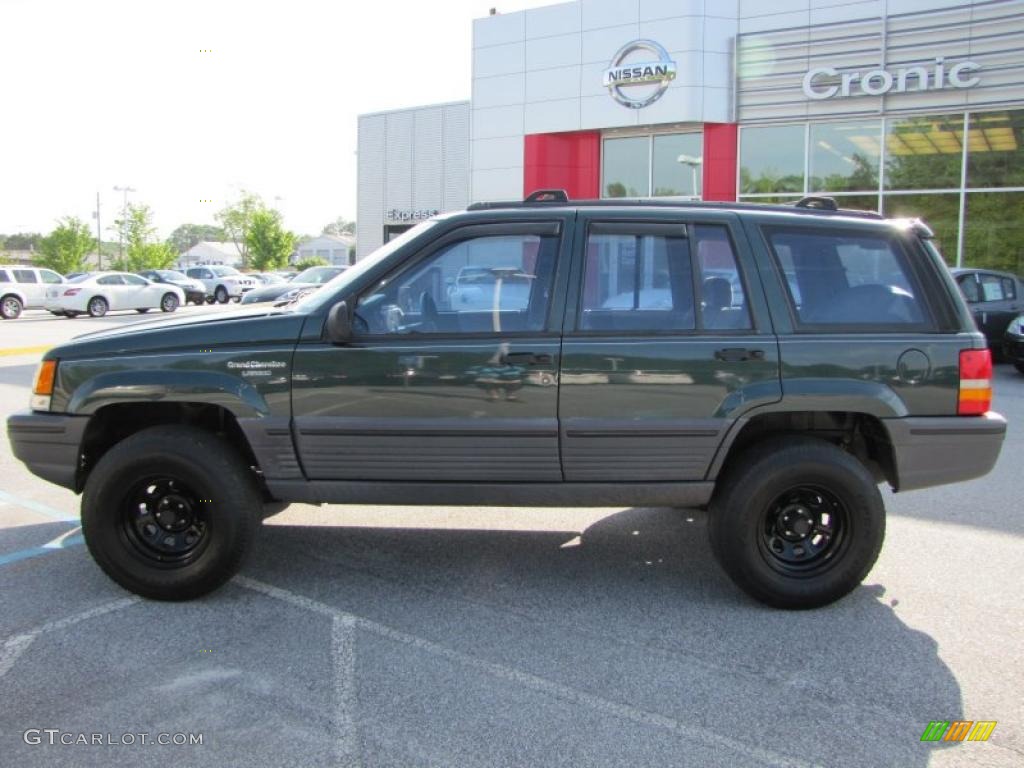 1994 Grand Cherokee Laredo - Everglade Green Pearl / Agate Black photo #2