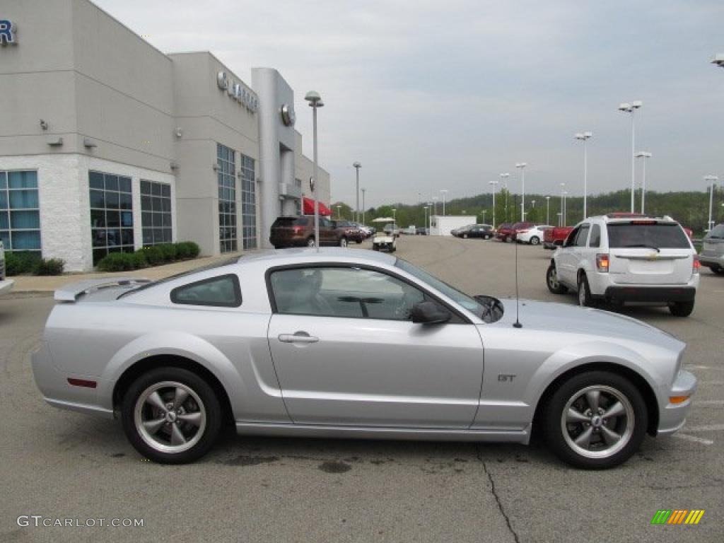 Satin Silver Metallic 2006 Ford Mustang GT Premium Coupe Exterior Photo #48845205