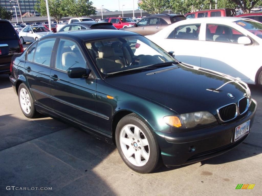2003 3 Series 325i Sedan - Oxford Green Metallic / Natural Brown photo #3