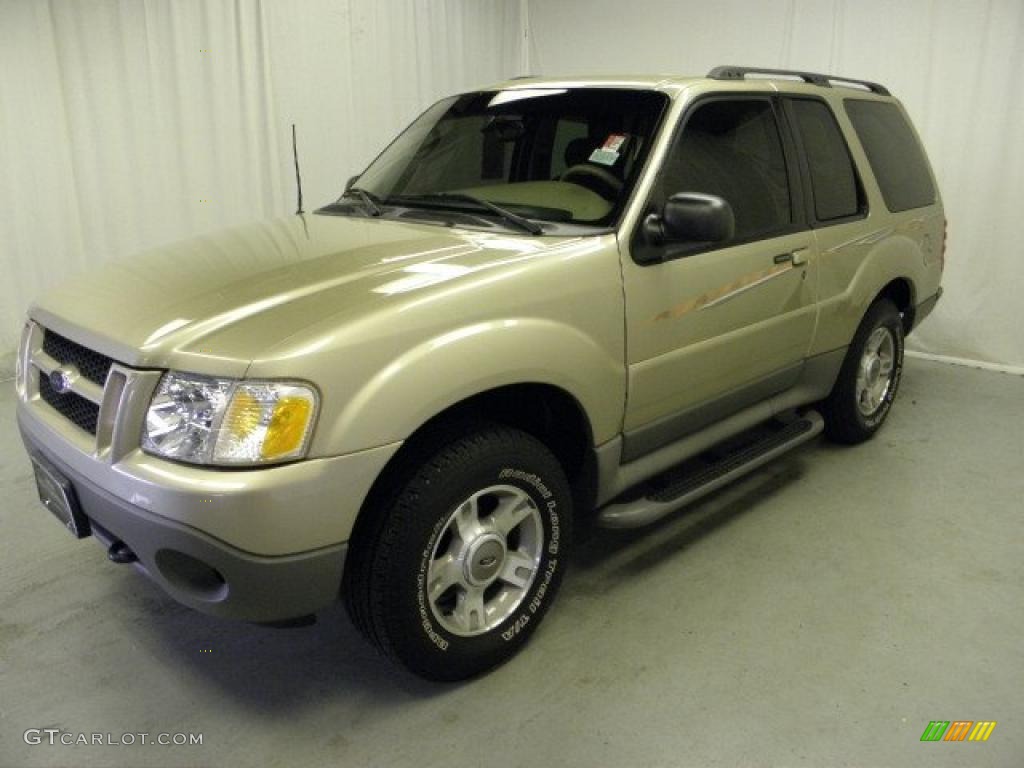 2003 Explorer Sport XLT 4x4 - Harvest Gold Metallic / Medium Parchment Beige photo #3