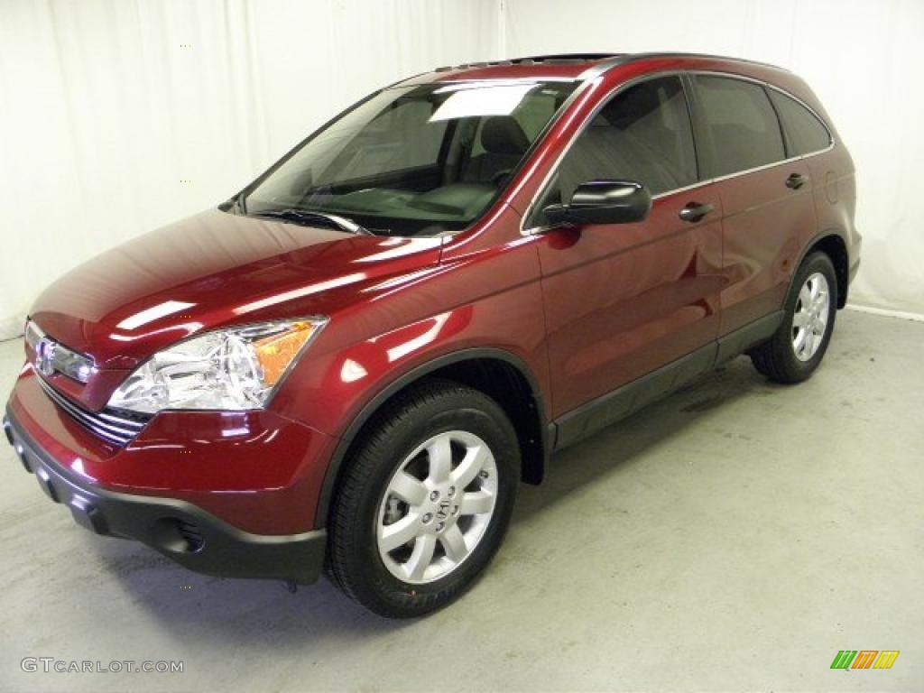 2008 CR-V EX - Tango Red Pearl / Gray photo #3