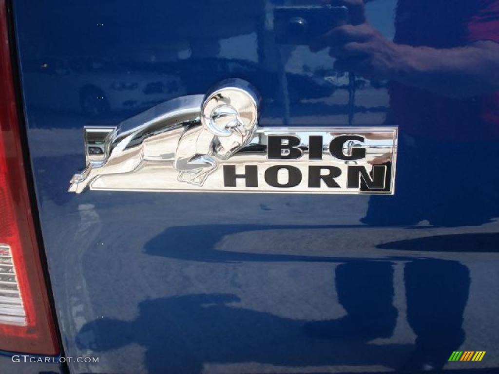 2011 Ram 1500 Big Horn Quad Cab 4x4 - Deep Water Blue Pearl / Dark Slate Gray/Medium Graystone photo #9