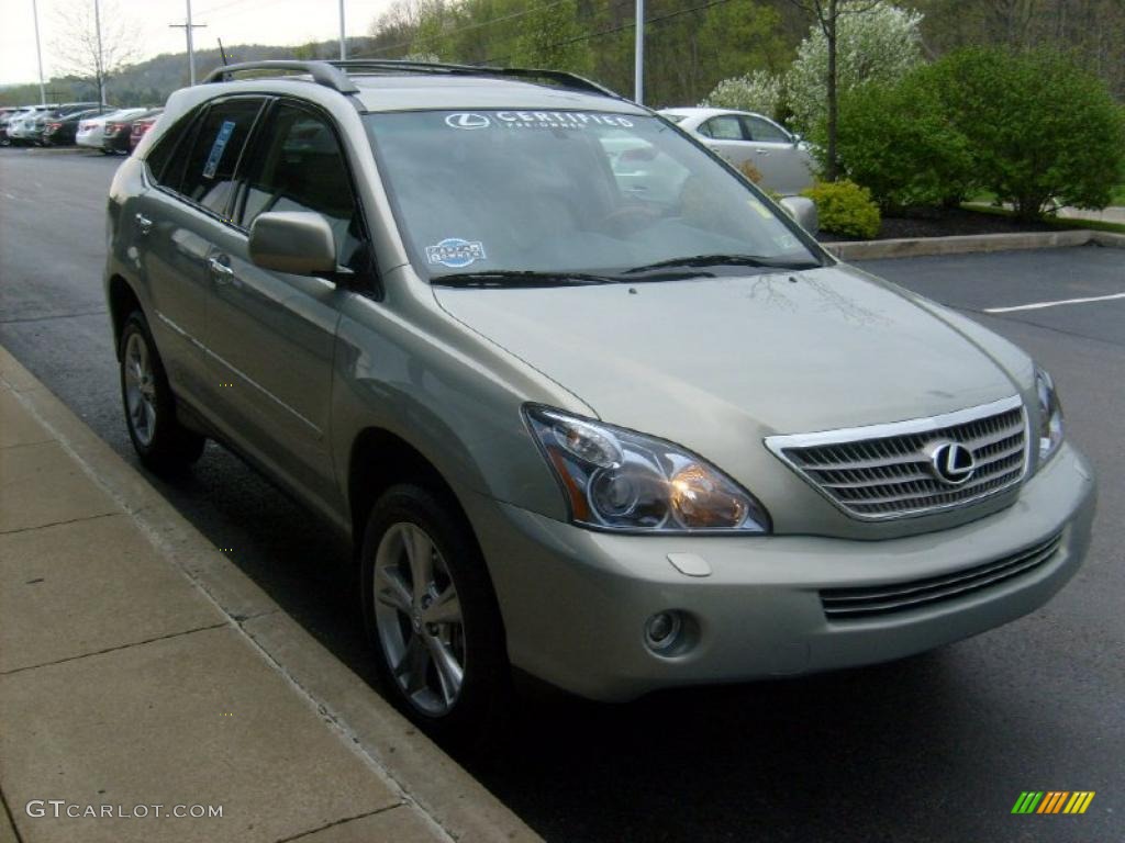 2008 RX 400h AWD Hybrid - Bamboo Pearl / Ivory photo #6