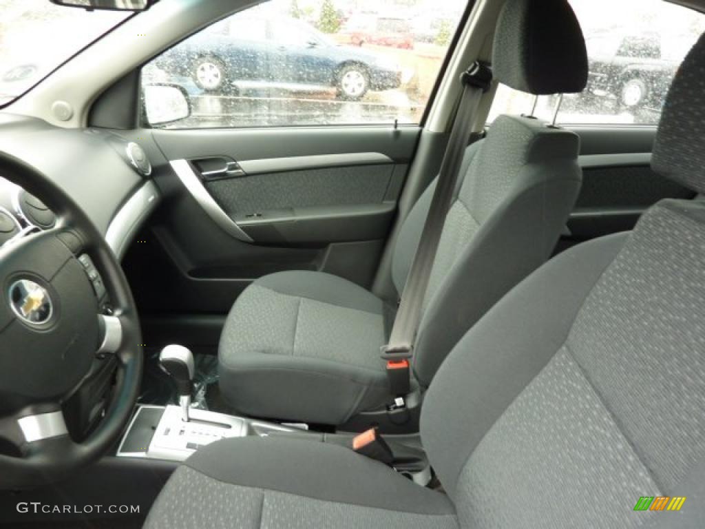 Charcoal Interior 2011 Chevrolet Aveo LT Sedan Photo #48850417