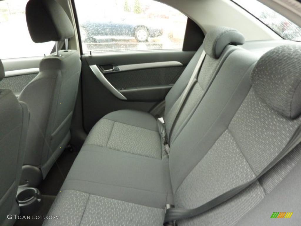 Charcoal Interior 2011 Chevrolet Aveo LT Sedan Photo #48850450