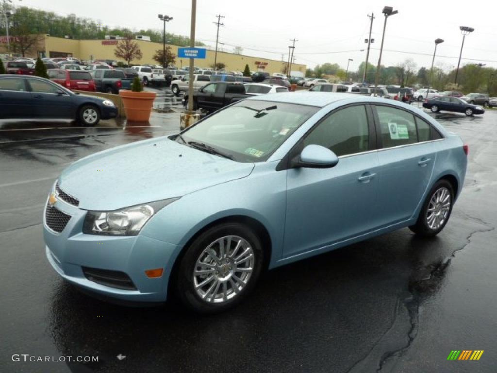 Ice Blue Metallic 2011 Chevrolet Cruze ECO Exterior Photo #48851237